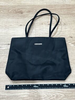 NWOT Lafayette 148 New York Black Nylon Tote